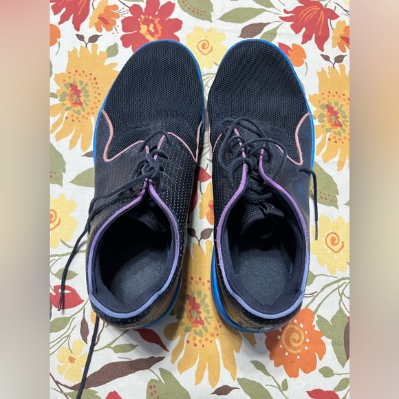 Air Jordan ECLIPSE BG Black Blue-Pink-Atomic‎ Orange Men’s Size 12 (724010-029). - Picture 1 of 5